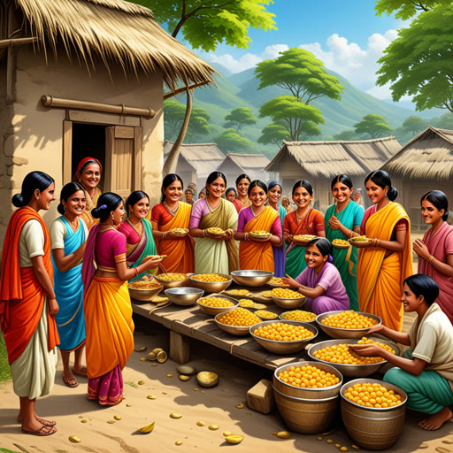 ਇੱਕ ਛੋਟੇ ਪਿੰਡ ਵਿੱਚ ਇੱਕ ਆਦਮੀ ਸੀ ਜਿਸਦਾ ਨਾਮ ਰਵਿ ਸੀ। ਉਹ ਆਪਣੇ ਅਮੀਰ ਦਿਲ ਲਈ ਜਾਣਿਆ ਜਾਂਦਾ ਸੀ, ਕਿਆੋਿ ਉਹ ਹਮੇਸ਼ਾਂ ਗਰੀਬਾਂ ਦੀ ਮਦਦ ਕਰਦਾ ਸੀ। ਇੱਕ ਦਿਨ, ਉਸਨੂੰ ਚੱਲਦੇ ਹੋਏ ਸੋਨੇ ਨਾਲ ਭਰੀ ਹੋਈ ਖਜ਼ਾਨੇ ਦੀ ਪੇਟੀ ਮਿਲੀ। ਧਨ ਨੂੰ ਆਪਣੇ ਲਈ ਰੱਖਣ ਦੇ ਬਜਾਏ, ਉਸਨੇ ਪਿੰਡ ਦੇ ਬੱਚਿਆਂ ਲਈ ਇੱਕ ਸਕੂਲ ਬਣਾਉਣ ਲਈ ਦੌਲਤ ਦੀ ਵਰਤੋਂ ਕੀਤੀ। ਰਵਿਦੀ ਦੀ ਅਮੀਰੀ ਸੁਭਾਅ ਨੇ ਨਾ ਸਿਰਫ਼ ਪਿੰਡ ਨੂੰ ਬਦਲ ਦਿੱਤਾ ਬਲਕਿ ਬਹੁਤ ਸਾਰੇ ਚਿਹਰਿਆਂ 'ਤੇ ਮੁਸਕਾਨਾਂ ਵੀ ਪੈਦਾ ਕੀਤੀਆਂ।