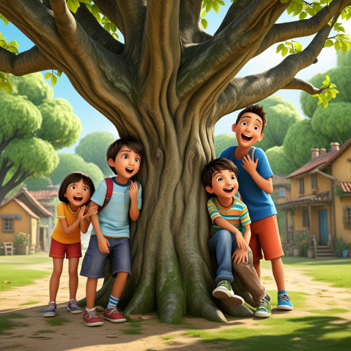 ਇੱਕ ਸਮੇਂ ਦੀ ਗੱਲ ਹੈ, ਇੱਕ ਚਤੁਰ ਲੁੱਕੜ ਸੀ ਜਿਸਦਾ ਨਾਮ ਮੈਕਸ ਸੀ। ਮੈਕਸ ਨੂੰ ਹੋਰ ਪਸ਼ੂਆਂ 'ਤੇ ਧੋਖੇ ਖੇਡਣਾ ਬਹੁਤ ਪਸੰਦ ਸੀ। ਇੱਕ ਦਿਨ, ਉਸਨੇ ਖਾਣੇ ਲਈ ਇਕ ਖਹਿਣੇ ਨੂੰ ਫੜਨ ਦਾ ਧੋਖਾ ਬਣਾਇਆ। ਉਸਨੇ ਇੱਕ ਵੀਸ਼ਮ ਰੂਪ ਧਾਰ ਲਿਆ ਅਤੇ ਦੋਸਤਾਨਾ ਦੋਸਤ ਬਣਨ ਦਾ ਨਾਟਕ ਕੀਤਾ। ਖਹਿਣਾ ਇਸ ਧੋਕੇ 'ਤੇ ਭਰੋਸਾ ਕਰ ਗਿਆ। ਪਰ ਜਿਵੇਂ ਹੀ ਮੈਕਸ ਈਜ਼ੀ ਦੇ ਲਈ ਜਬਰ ਕਰਨ ਜਾ ਰਿਹਾ ਸੀ, ਉਸਨੇ ਸਮਝਿਆ ਕਿ ਦੋਸਤੀ ਖਾਣੇ ਤੋਂ ਜ਼ਿਆਦਾ ਮਹੱਤਵਪੂਰਨ ਹੈ। ਉਸਨੇ ਖਹਿਣੇ ਨੂੰ ਛੱਡ ਦਿੱਤਾ, ਅਤੇ ਉਸ ਤੋਂ ਬਾਅਦ, ਉਸਨੇ ਫਨ ਲਈ ਆਪਣੇ ਧੋਖੇ ਦੇ ਲੀਏ ਚੁਣੀਆਂ ਖੇਡਨ ਦਾ ਫੈਸਲਾ ਕੀਤਾ।