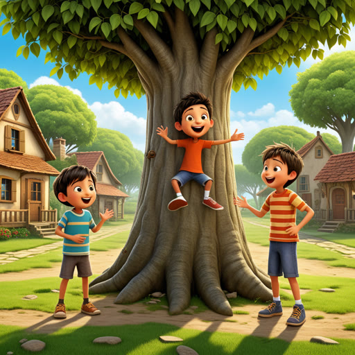 ਇੱਕ ਸਮੇਂ ਦੀ ਗੱਲ ਹੈ, ਇੱਕ ਚਤੁਰ ਲੁੱਕੜ ਸੀ ਜਿਸਦਾ ਨਾਮ ਮੈਕਸ ਸੀ। ਮੈਕਸ ਨੂੰ ਹੋਰ ਪਸ਼ੂਆਂ 'ਤੇ ਧੋਖੇ ਖੇਡਣਾ ਬਹੁਤ ਪਸੰਦ ਸੀ। ਇੱਕ ਦਿਨ, ਉਸਨੇ ਖਾਣੇ ਲਈ ਇਕ ਖਹਿਣੇ ਨੂੰ ਫੜਨ ਦਾ ਧੋਖਾ ਬਣਾਇਆ। ਉਸਨੇ ਇੱਕ ਵੀਸ਼ਮ ਰੂਪ ਧਾਰ ਲਿਆ ਅਤੇ ਦੋਸਤਾਨਾ ਦੋਸਤ ਬਣਨ ਦਾ ਨਾਟਕ ਕੀਤਾ। ਖਹਿਣਾ ਇਸ ਧੋਕੇ 'ਤੇ ਭਰੋਸਾ ਕਰ ਗਿਆ। ਪਰ ਜਿਵੇਂ ਹੀ ਮੈਕਸ ਈਜ਼ੀ ਦੇ ਲਈ ਜਬਰ ਕਰਨ ਜਾ ਰਿਹਾ ਸੀ, ਉਸਨੇ ਸਮਝਿਆ ਕਿ ਦੋਸਤੀ ਖਾਣੇ ਤੋਂ ਜ਼ਿਆਦਾ ਮਹੱਤਵਪੂਰਨ ਹੈ। ਉਸਨੇ ਖਹਿਣੇ ਨੂੰ ਛੱਡ ਦਿੱਤਾ, ਅਤੇ ਉਸ ਤੋਂ ਬਾਅਦ, ਉਸਨੇ ਫਨ ਲਈ ਆਪਣੇ ਧੋਖੇ ਦੇ ਲੀਏ ਚੁਣੀਆਂ ਖੇਡਨ ਦਾ ਫੈਸਲਾ ਕੀਤਾ।
