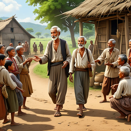 ਇੱਕ ਰਾਜ ਵਿੱਚ ਜਿਥੇ ਹਰ ਚੀਜ਼ ਪੂਰਨ ਤੌਰ 'ਤੇ ਸਹੀ ਸੀ, ਇੱਕ ਬੁੱਧੀਮਾਨ ਰਾਜਾ ਵੱਸਦਾ ਸੀ। ਇੱਕ ਦਿਨ, ਉਸਨੇ ਆਪਣੇ ਲੋਕਾਂ ਵਿੱਚ ਧਨ ਦੀ ਵੰਡ ਵਿੱਚ ਅਸਮਾਨਤਾ محسوس ਕੀਤੀ। ਇਸਨੂੰ ਠੀਕ ਕਰਨ ਲਈ, ਉਸਨੇ ਇੱਕ ਨਵੀਂ ਨੀਤੀ ਬਣਾਈ ਜੋ ਕੁਝ ਘੱਟ ਭਾਗੀਆਂ ਦੀ ਮਦਦ ਕਰ ਸਕੇ। ਪਰ, ਕੁਝ ਨੋਬਲ ਇਸ ਦੇ ਖਿਲਾਫ ਸਨ, ਜਿਸ ਕਰਕੇ ਰਾਜਾ ਅਤੇ ਲਾਰਡ ਵਿੱਚ ਅਸਮਾਨਤਾ ਪੈਦਾ ਹੋਈ। ਬਹੁਤ ਸੋਚ ਵੇਚਾਰ ਬਾਅਦ, ਰਾਜਾ ਨੇ ਪੱਤਰਾਂ ਨੂੰ ਬੈਲੈਂਸ ਕਰਨ ਦਾ ਇੱਕ ਰਸਤਾ ਲੱਭਿਆ, ਜੋ ਉਸਦੇ ਰਾਜ ਵਿੱਚ ਸਭ ਲਈ ਬਰਾਬਰੀ ਨੂੰ ਯਕੀਨੀ ਬਣਾਉਂਦਾ ਸੀ।